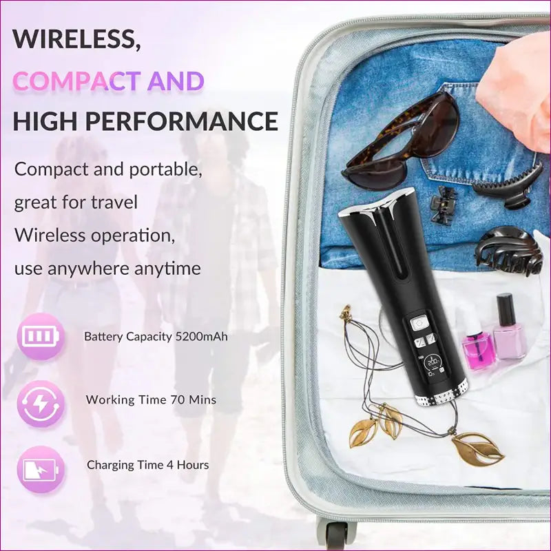 Automatic Travel Hair Curler 2.0