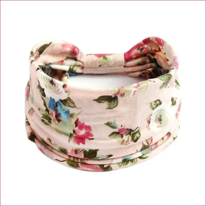 Flower Print knot Headband