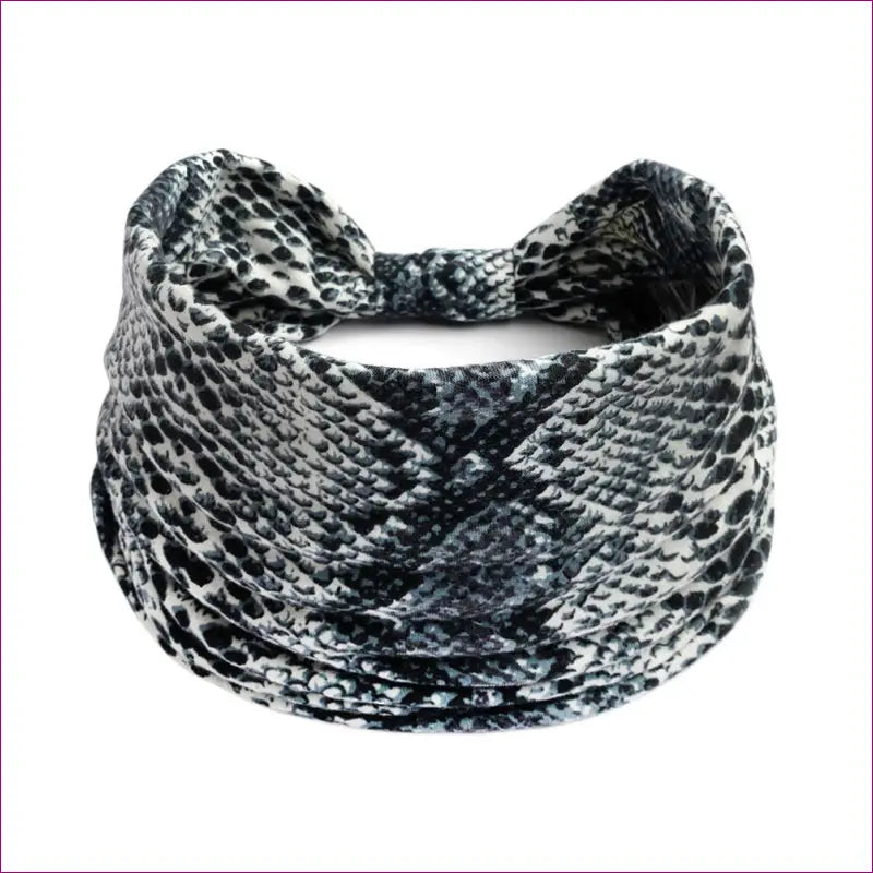 Flower Print knot Headband