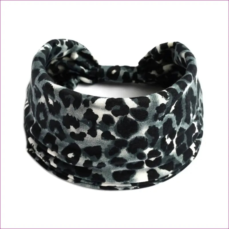 Flower Print knot Headband