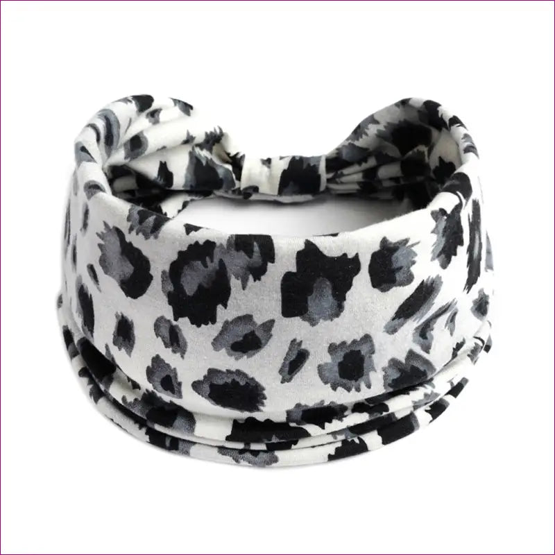 Flower Print knot Headband