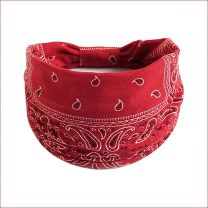 Flower Print knot Headband - 9