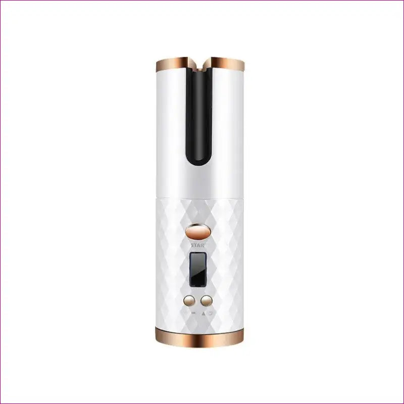 Fast & wireless hair curler - transform your look! - the vapor vapor is a white and gold vapor