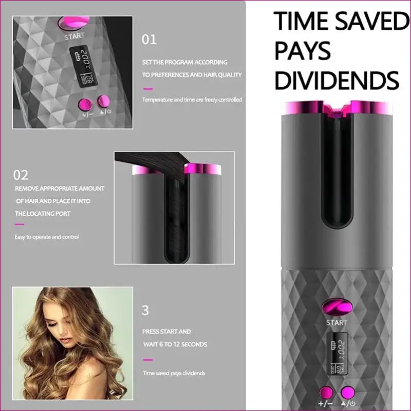 Best hair spray for dry hair - fast & wireless hair curler