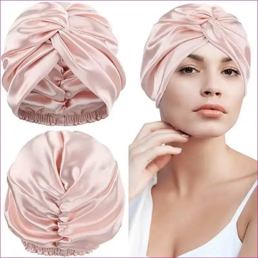 Mulberry Silk Turban Hair Bonnet