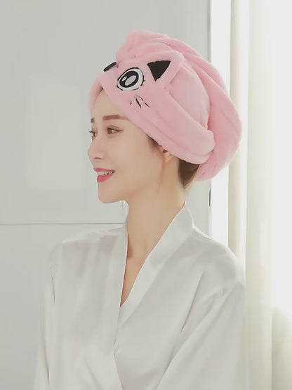 Elevate Hair Care with Our Cute Women Microfiber Towel