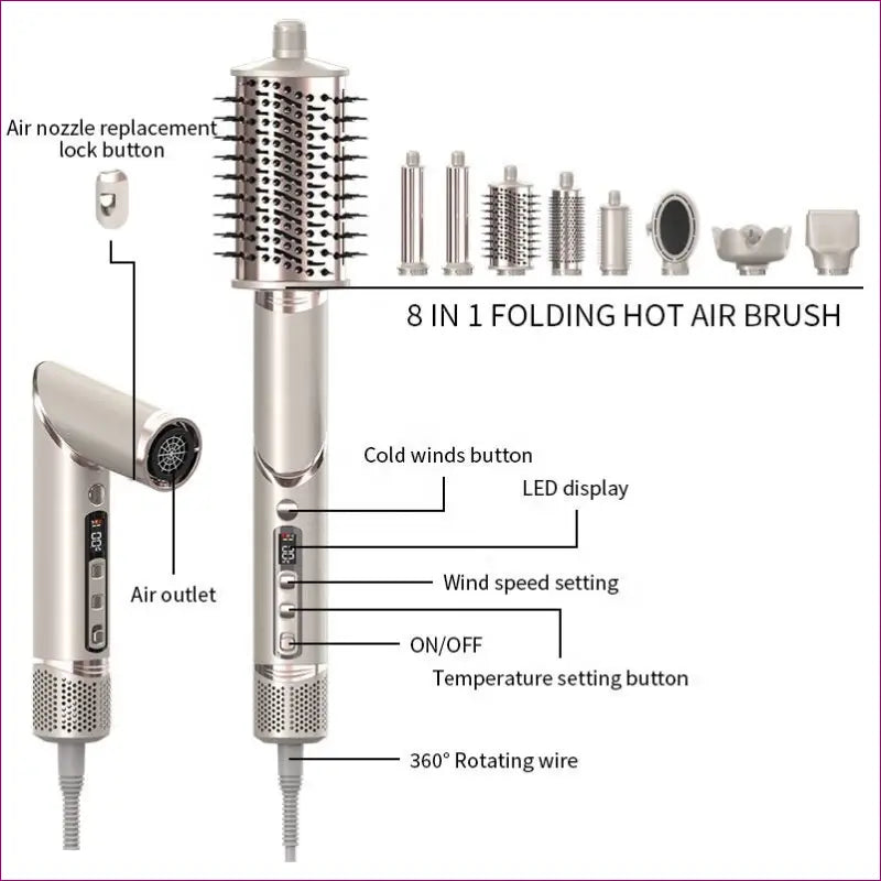 Revolutionize your hair with the multifunctional airstyler