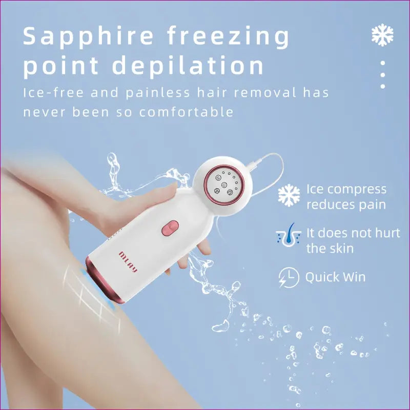 Sapphire Ice Cooling | IPL Hair Removal 10.0