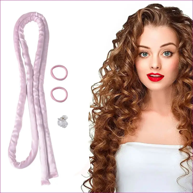 Heatless Silk Curls Headband - 01