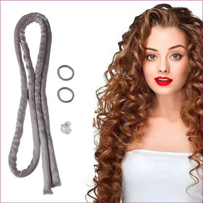 Heatless Silk Curls Headband - 03