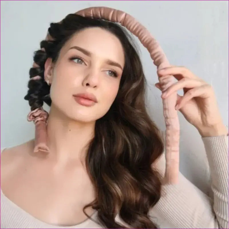 Heatless Silk Curls Headband