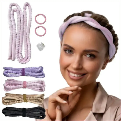 Heatless Silk Curls Headband