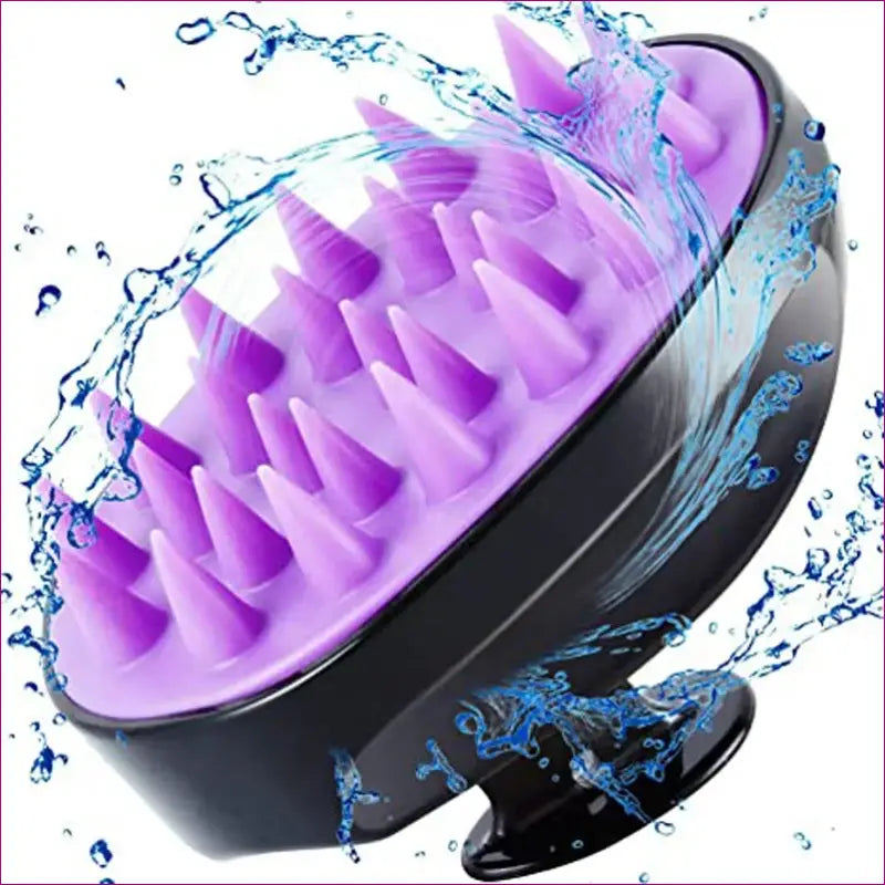 Soft bristle scalp massager for healthy hair growth