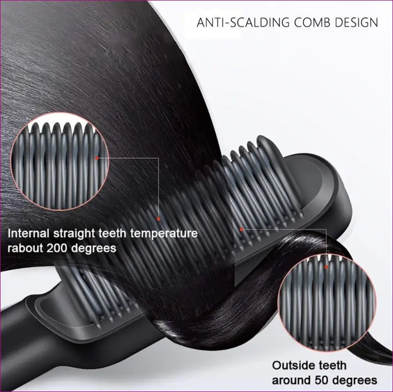 Hair Straightening Air Comb