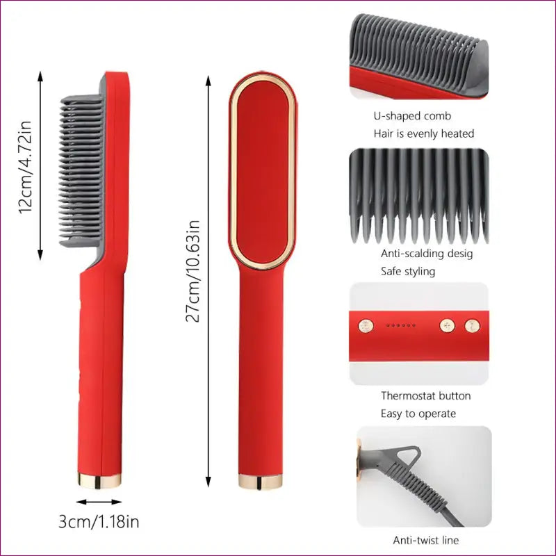 Hair Straightening Air Comb