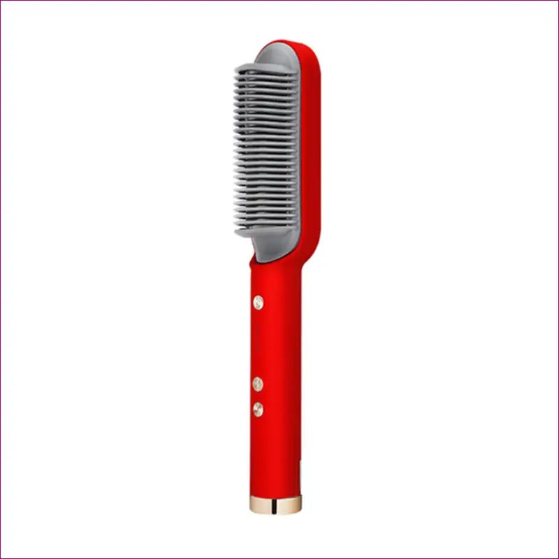 Hair Straightening Air Comb - Red / AU